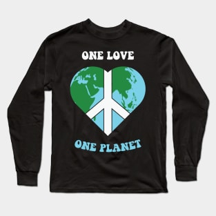 One love, one planet Long Sleeve T-Shirt